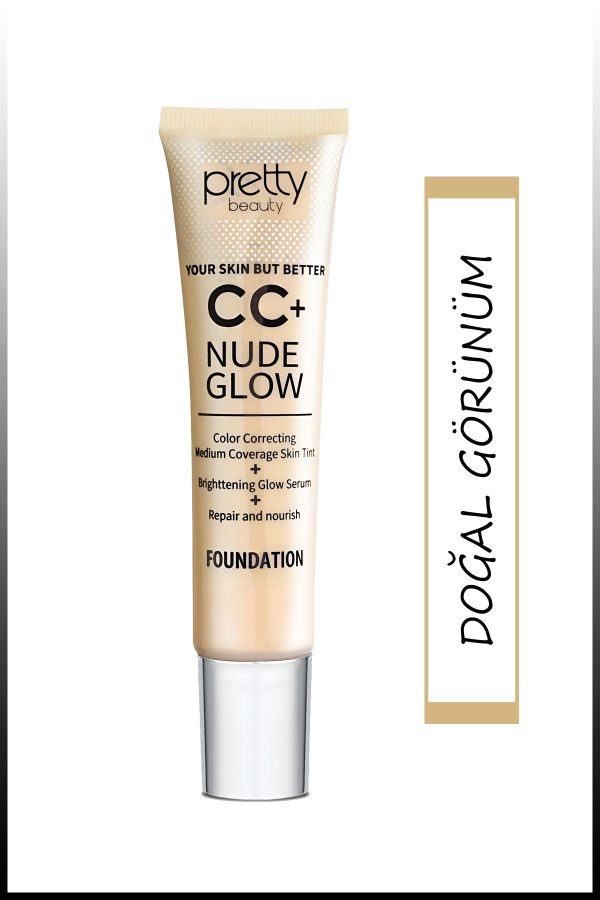 کرم اورجینال برند Pretty beauty مدل Cc+ Nude Glow Fondöten کد 442211420