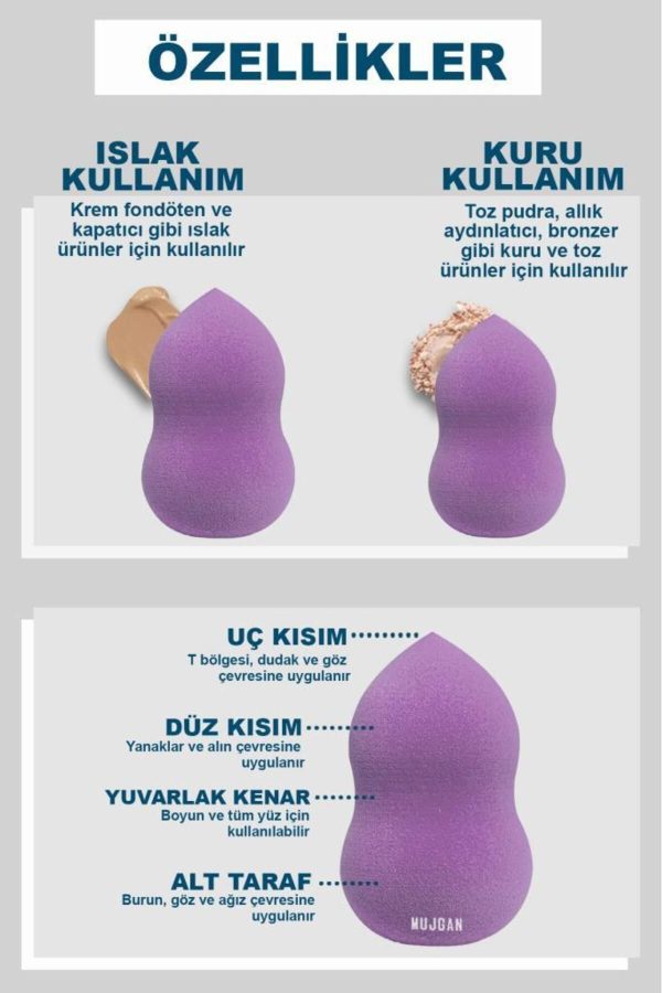کیت آرایش اورجینال برند Mujgan کد 789585314 - Image 5