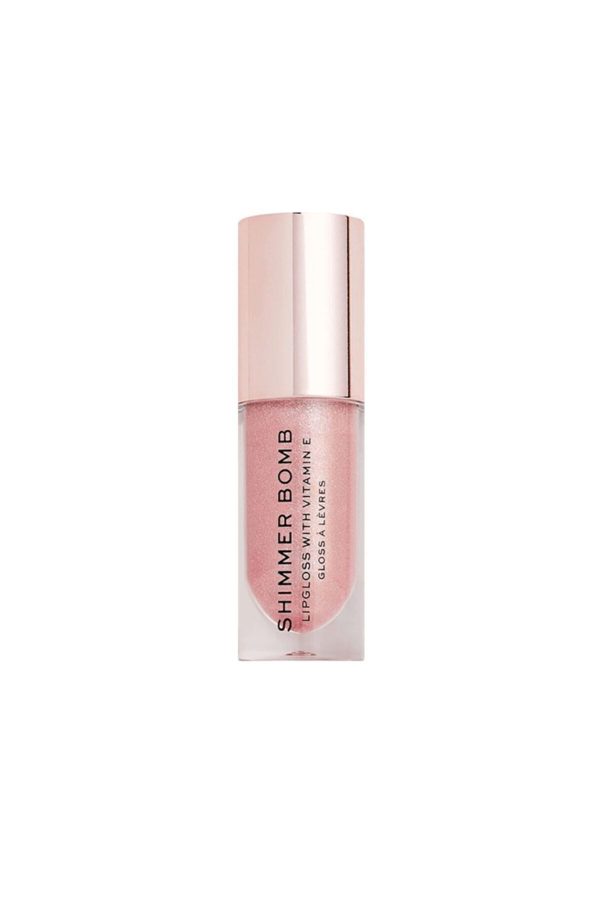 رژ لب اورجینال برند Revolution مدل Shimmer Bomb Lip Gloss Glimmer کد 135418148