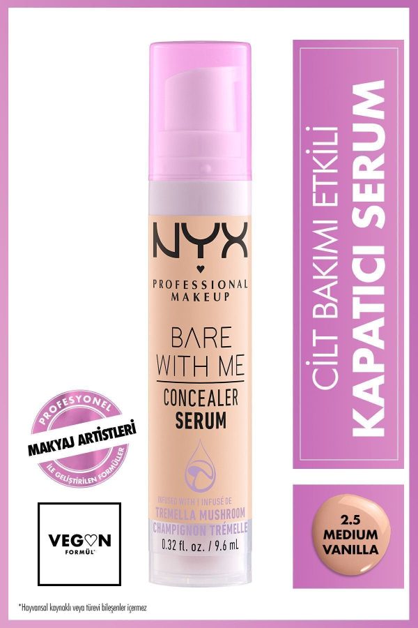 کانسیلر اورجینال برند Nyx professional makeup مدل Bare With Me Kapatıcı Serum کد 737326285