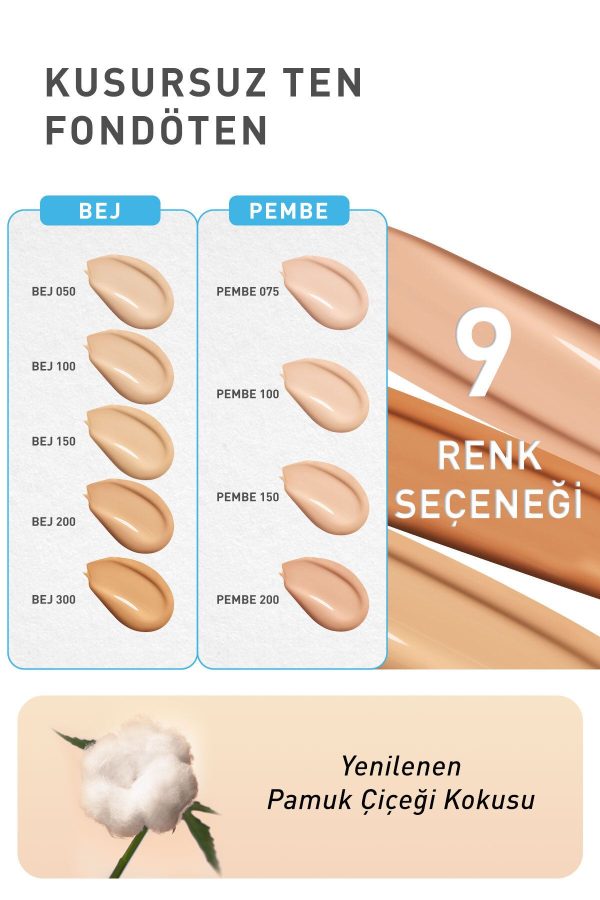 کرم فاندیشن اورجینال برند Yves rocher مدل Kusursuz Ten Fondöten کد 808072619 - Image 5