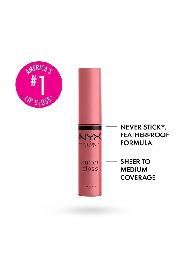برق لب اورجینال برند Nyx مدل Butter Gloss کد 788215833