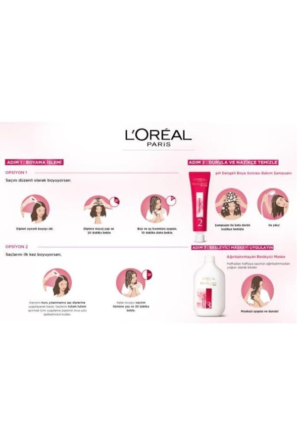 رنگ مو اورجینال برند L oreal paris مدل Excellence Creme Saç Boyası کد 1262241 - Image 7