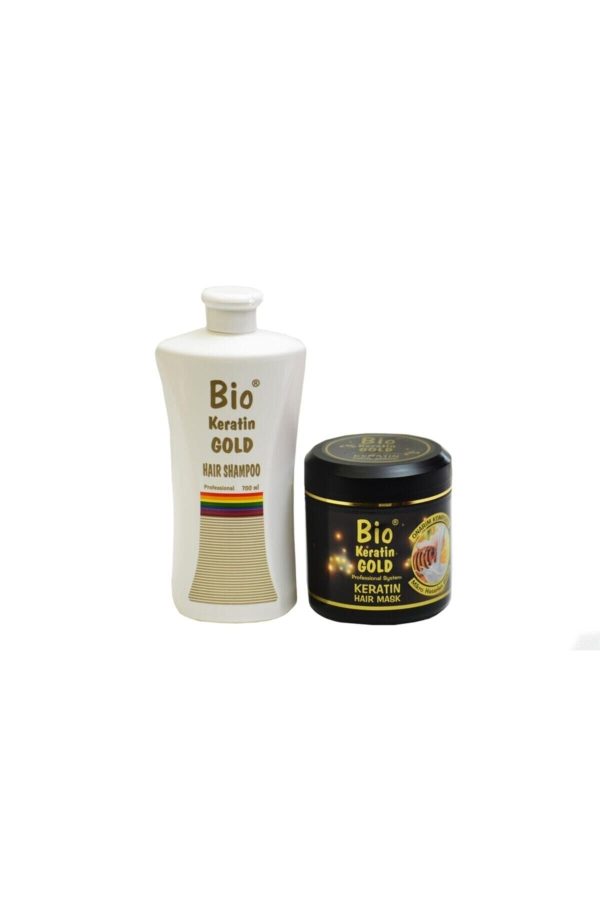 ست مراقبت از مو اورجینال برند Bio keratin gold کد 92757428