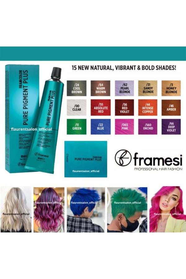 رنگ مو اورجینال برند Framesi مدل Framcolor Pure Pigment Plus کد 756585390