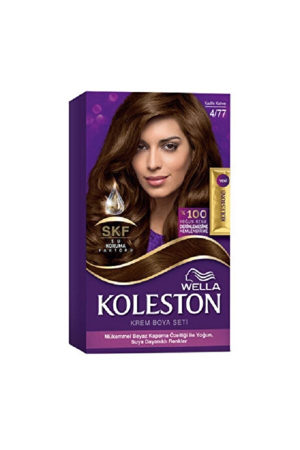 رنگ مو اورجینال برند Wella مدل Kadife Kahve 4/77 کد 298454211