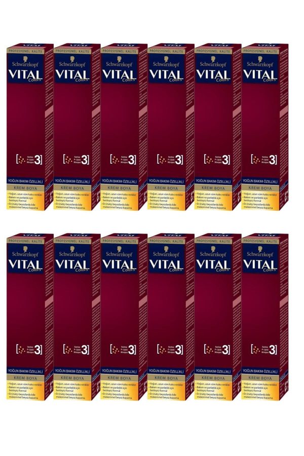رنگ مو اورجینال برند Vital کد 786478352