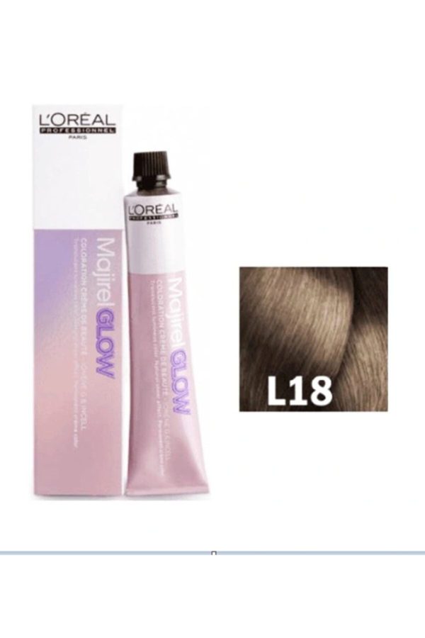 رنگ مو اورجینال برند L oreal professionnel مدل Majirel Glow L18 کد 80195428