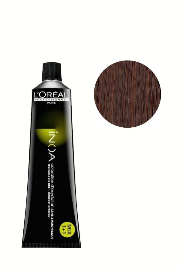 رنگ مو اورجینال برند Inoa مدل Açık Kahve Akaju (oksidansız) کد 326260