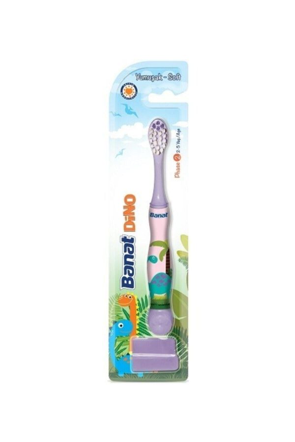 مسواک دستی اورجینال برند Banat مدل 2+ Years Old Children Toothbrush کد 35546016