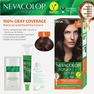 رنگ مو اورجینال برند Neva color مدل Kalıcı Krem Saç Boyası Seti کد 815989093