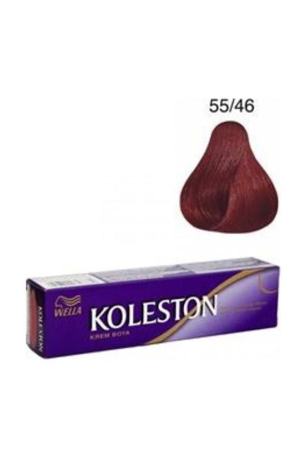 رنگ مو اورجینال برند Wella مدل Tüp Boya 55-46 Kızıl Büyü کد 82579211