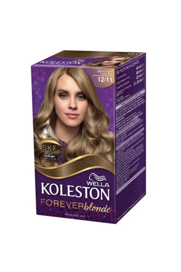 رنگ مو اورجینال برند Wella مدل Yoğun Küllü Sarı کد 66434246