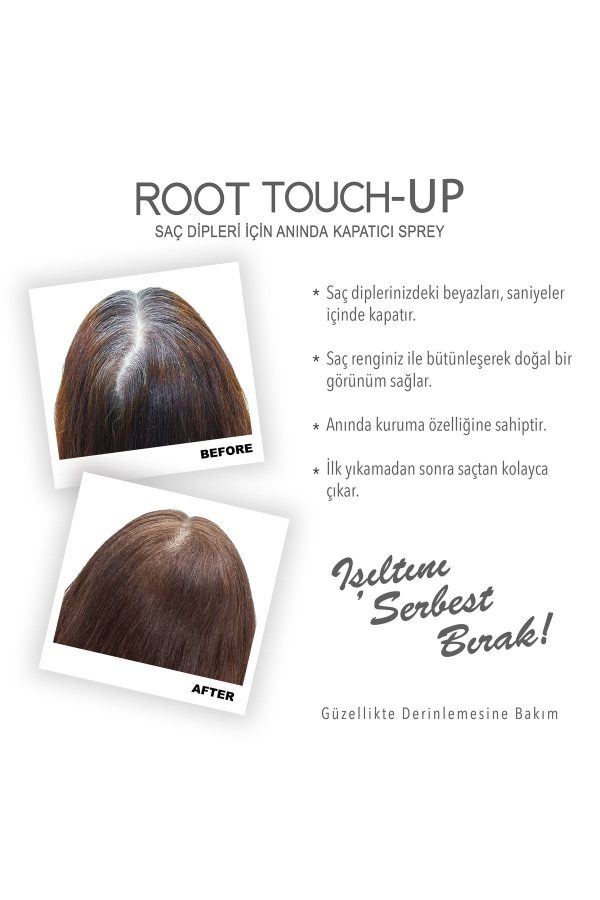 رنگ مو اورجینال برند Root touch up مدل Root Touch-Up Instant Cover Spray کد 808150103 - Image 3