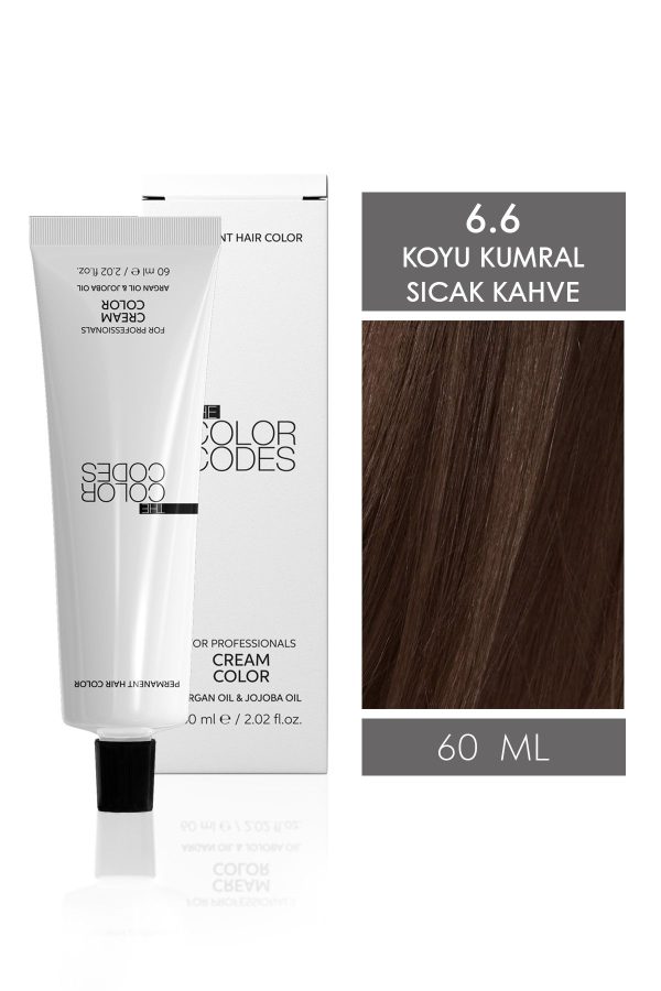 رنگ مو اورجینال برند The color codes مدل 66 Warm Brown Dark Blonde کد 764502210