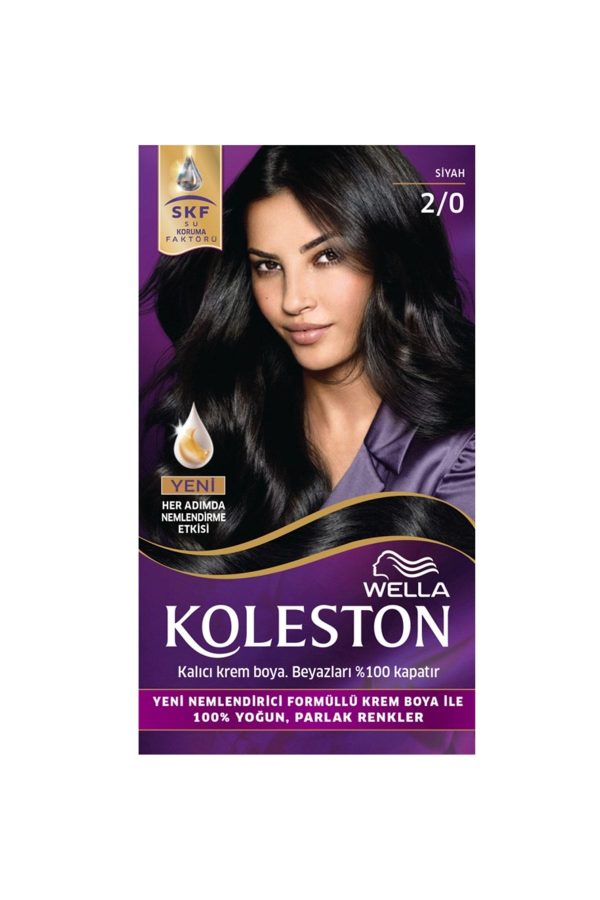 رنگ مو اورجینال برند Wella مدل 2/0 کد 83983150