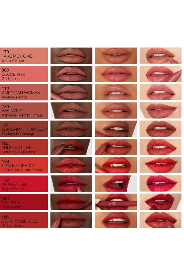مداد لب اورجینال برند Nars مدل Powermatte High Intensity Lip Pencil کد 801332903 - Image 8