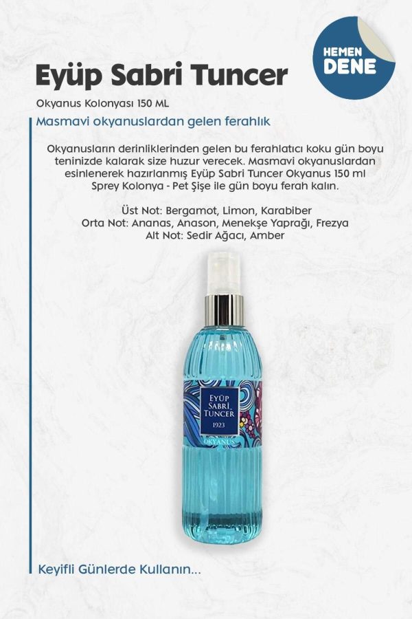 ادکلن اورجینال برند Eyup sabri tuncer مدل Okyanus Kolonyası 150 ml کد 730650636 - Image 2