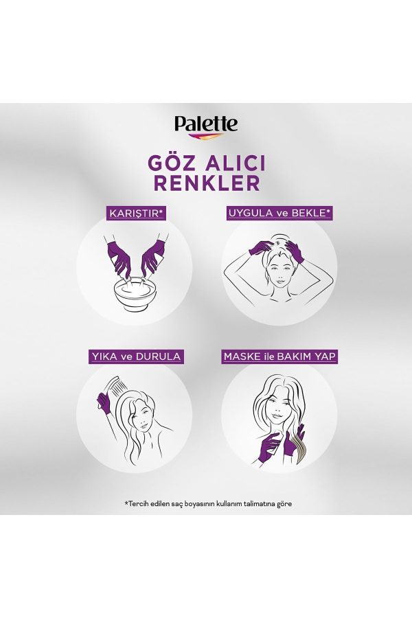 رنگ مو اورجینال برند Palette کد 1068701 - Image 4