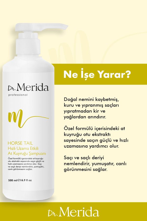 شامپو اورجینال برند Dr merida beauty مدل At Kuyruğu Şampuanı 500 ml کد 800713214 - Image 2