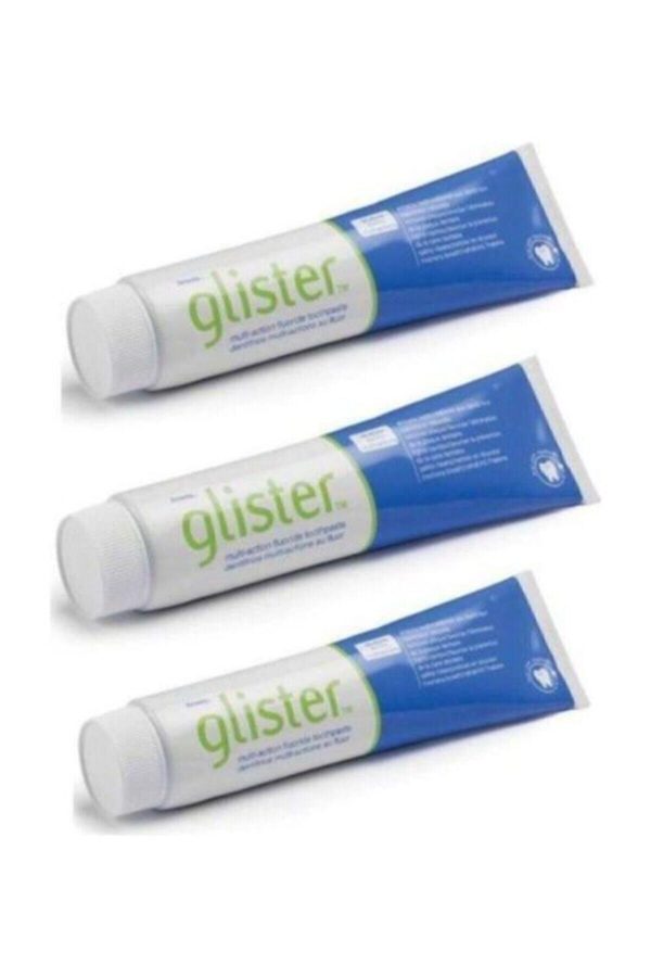 خمیر دندان اورجینال برند Amway مدل Glıster™ 3'lü Set Yeşil Çizgili کد 57309899
