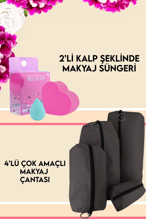 کیت آرایش اورجینال برند Mujgan کد 36296900 - Image 3