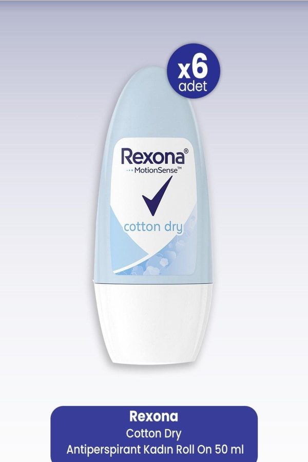 دئودورانت اورجینال برند Rexona مدل Cotton Dry Antiperspirant Roll On کد 731519071