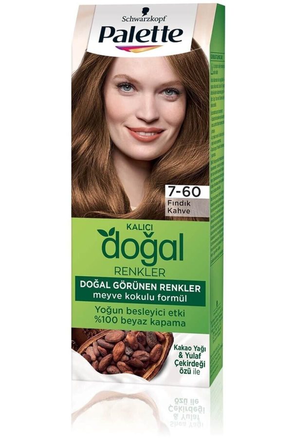 رنگ مو اورجینال برند Palette مدل Natural Colors 7-60 Fındık Kahve کد 317647350