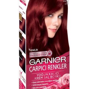 رنگ مو اورجینال برند Garnier مدل Çarpıcı Renkler Parlak Lal Kızılı کد 52655774