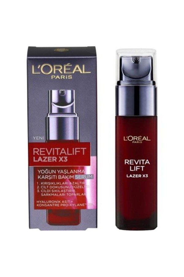 سرم پوست اورجینال برند L oreal paris مدل Dermo Expertise Revitalift Laser X3 کد 71971084