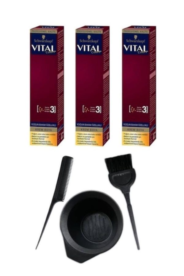 رنگ مو اورجینال برند Vital کد 71318313