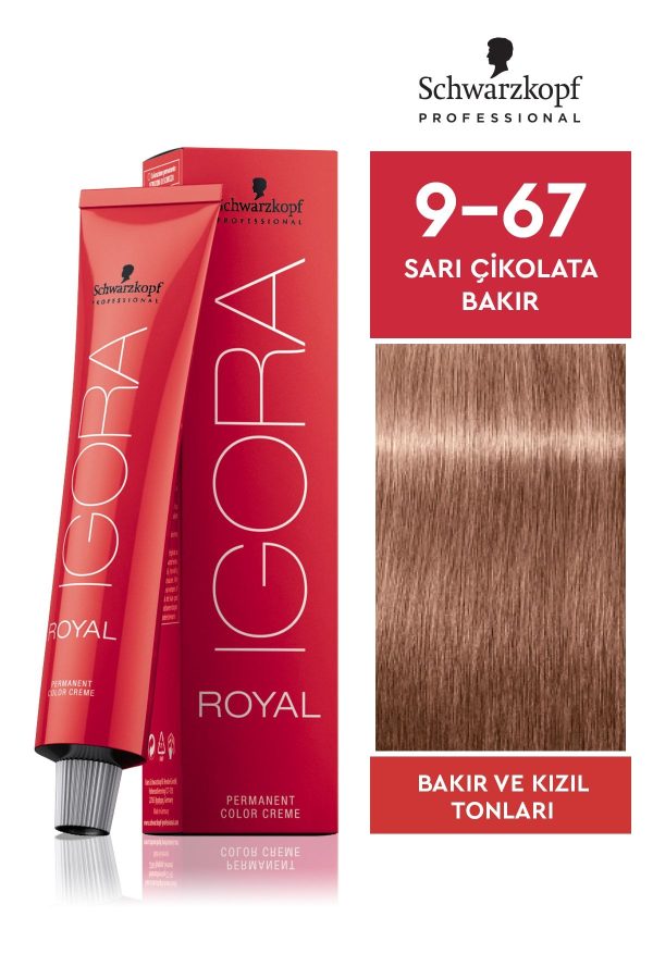 رنگ مو اورجینال برند Igora مدل 9-67 Sarı Çikolata-bakır کد 318870828