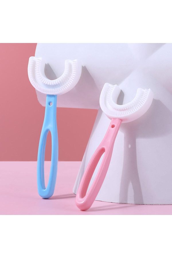 مسواک دستی اورجینال برند Alisverishanem مدل U-Shaped Silicone Toothbrush for Babies کد 337053192