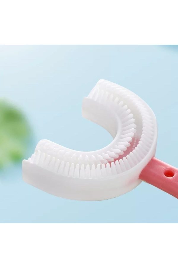 مسواک دستی اورجینال برند Alisverishanem مدل U-Shaped Silicone Toothbrush for Babies کد 337053192 - Image 4