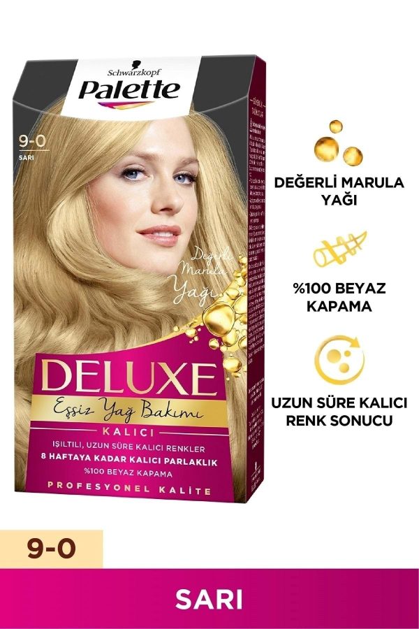 رنگ مو اورجینال برند Palette مدل 9-0 Sarı کد 260005868