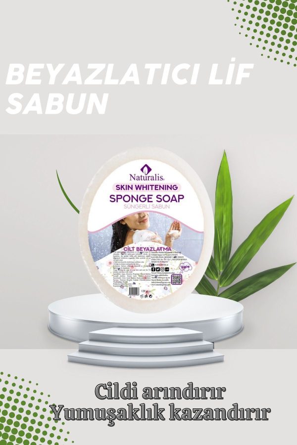 صابون جامد اورجینال برند Naturalis مدل Whitening Loofah Soap کد 631699645 - Image 2
