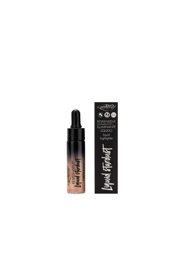 کرم روشن کننده اورجینال برند Purobiocosmetics مدل Liquid Stardust Highlighter 12 Ml کد 355303997