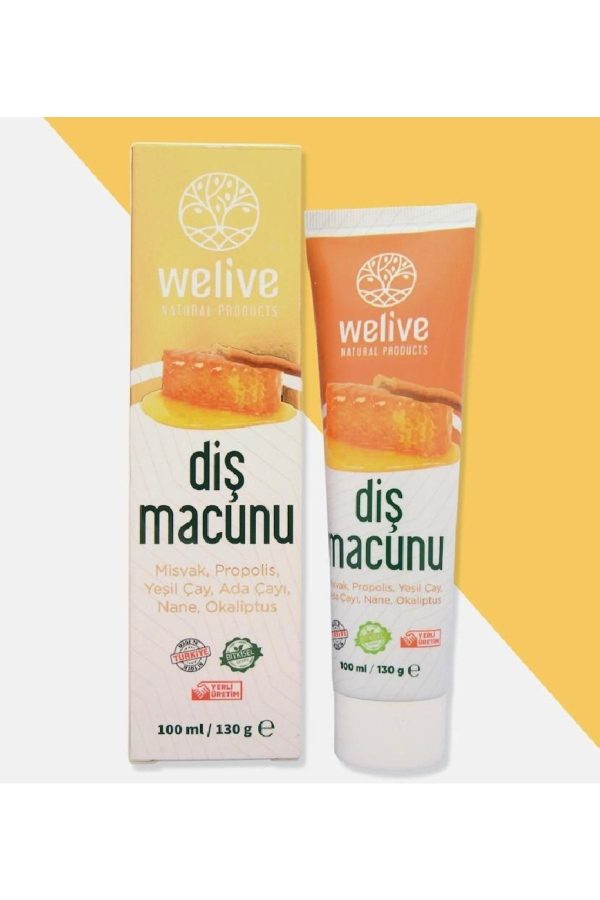 خمیر دندان اورجینال برند Welive مدل Propolis Toothpaste with Bamboo Toothbrush کد 511915812
