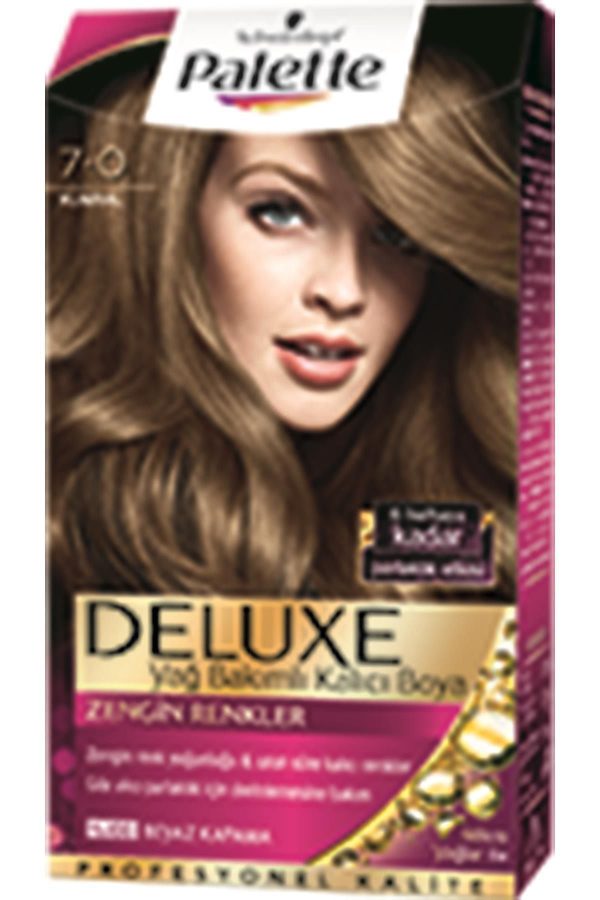 رنگ مو اورجینال برند Palette مدل Deluxe 7-0 Göz Alıcı Kahve کد 916795