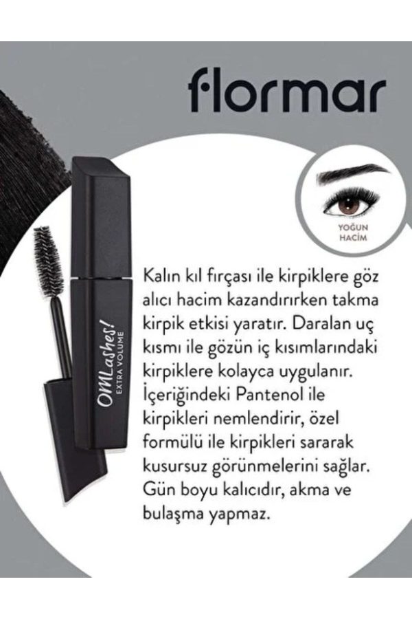 ریمل اورجینال برند Flormar کد 308980182 - Image 2