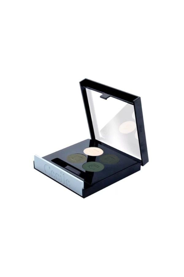 سایه چشم اورجینال برند Cecile مدل Quatro Eyeshadow 4'lü Far کد 34827138 - Image 2
