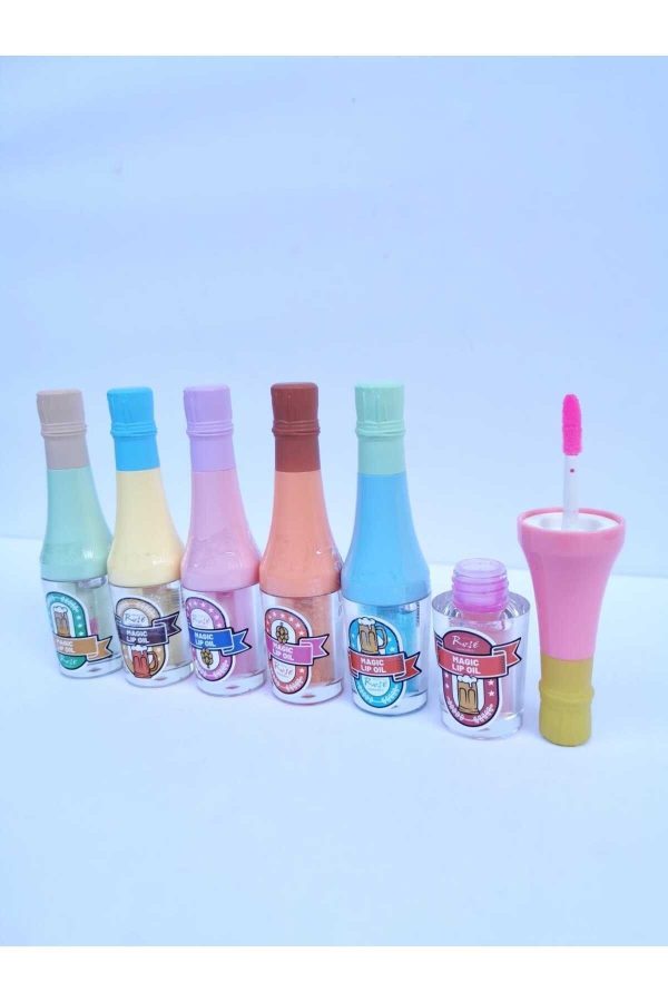 برق لب اورجینال برند Aily cosmetics مدل Rose Magıc Şampanya Model 6'lı کد 740361292 - Image 2