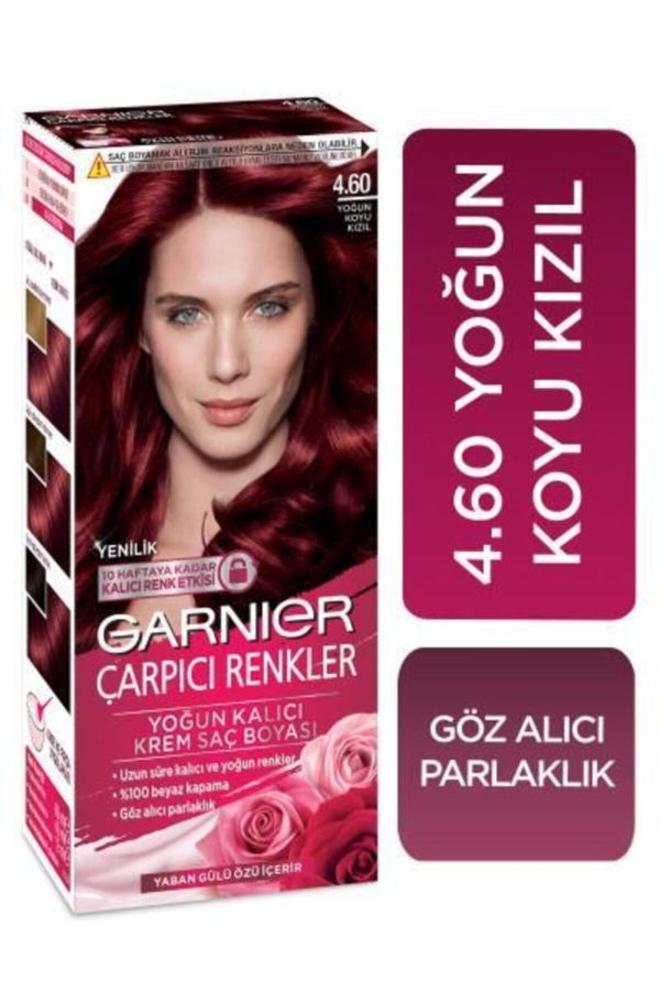 رنگ مو اورجینال برند Garnier مدل Yoğun Koyu Kızıl (460) کد 55151178 - Image 2