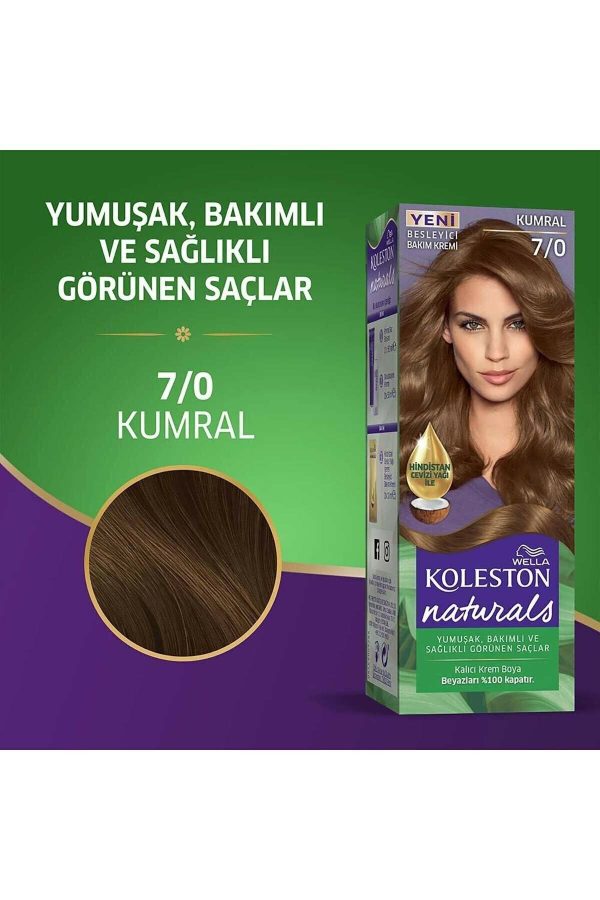 رنگ مو اورجینال برند Wella مدل Kumral 7/0 3'lü Paket کد 158050096 - Image 2