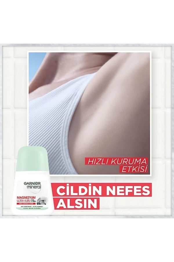 دئودورانت اورجینال برند Garnier مدل Hızlı Kuruma Etkili Deodorant-50 ML کد 736290853 - Image 4
