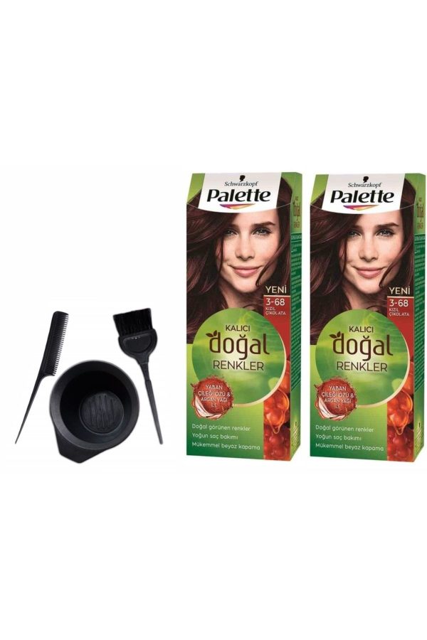 رنگ مو اورجینال برند Palette مدل Kızıl Çikolata 50mlx 2 Adet کد 89576549