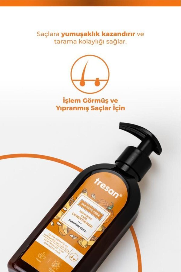 کرم مو اورجینال برند Tresan مدل Repairing Sulfate-Free Conditioner کد 813492090 - Image 4
