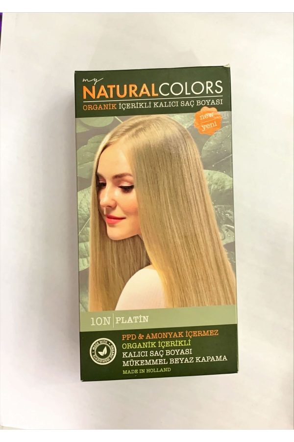رنگ مو اورجینال برند Natural colors مدل Organik Saç Boyası 10N Platin کد 757662456