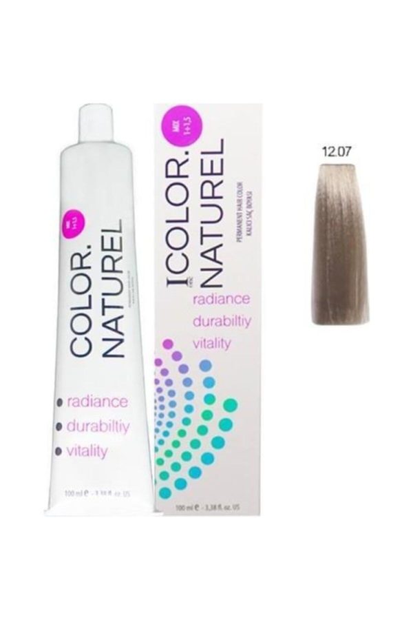 رنگ مو اورجینال برند Color naturel مدل 100 ml 1207 Irize Platin کد 34722076