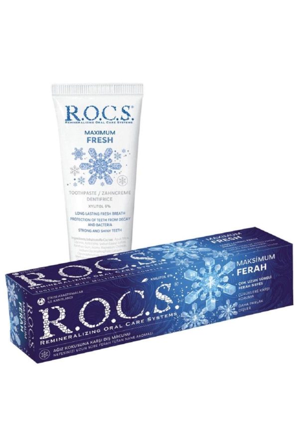 خمیر دندان اورجینال برند Rocs dis مدل Maximum Freshness 94 Gr کد 252792353
